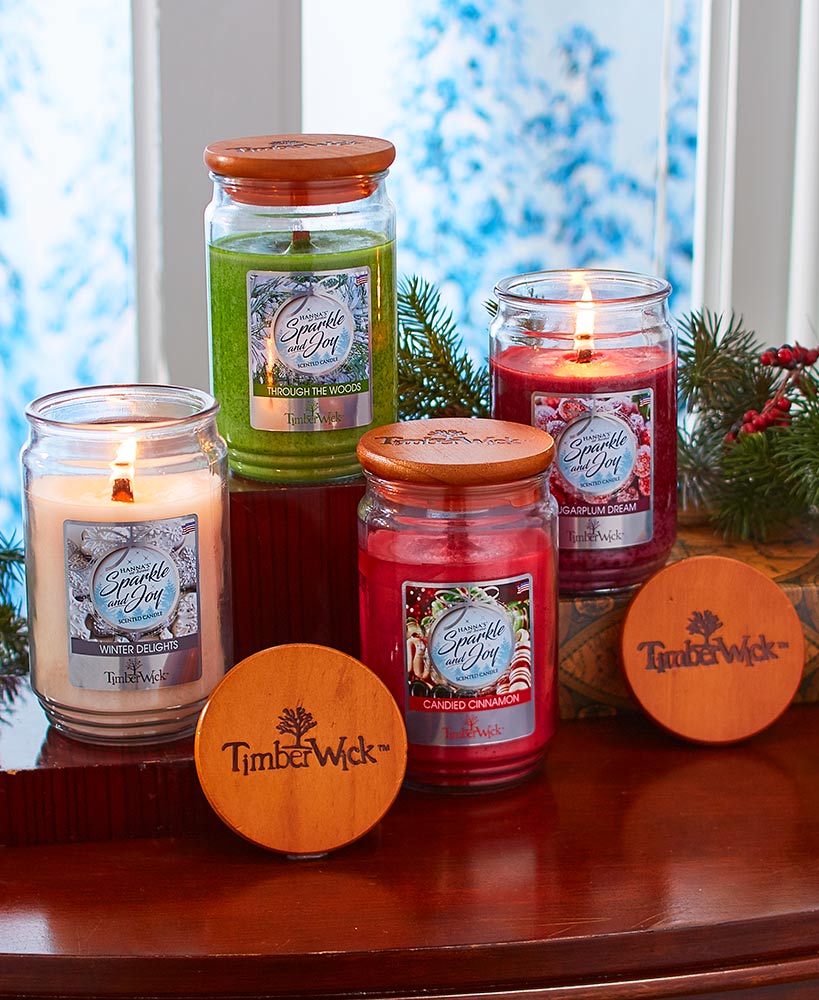 Holiday jar candles