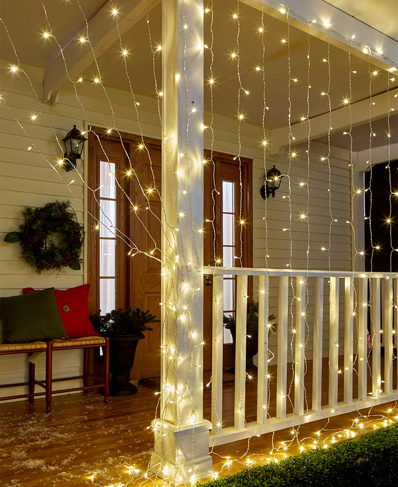 LED Icicle Curtain Lights