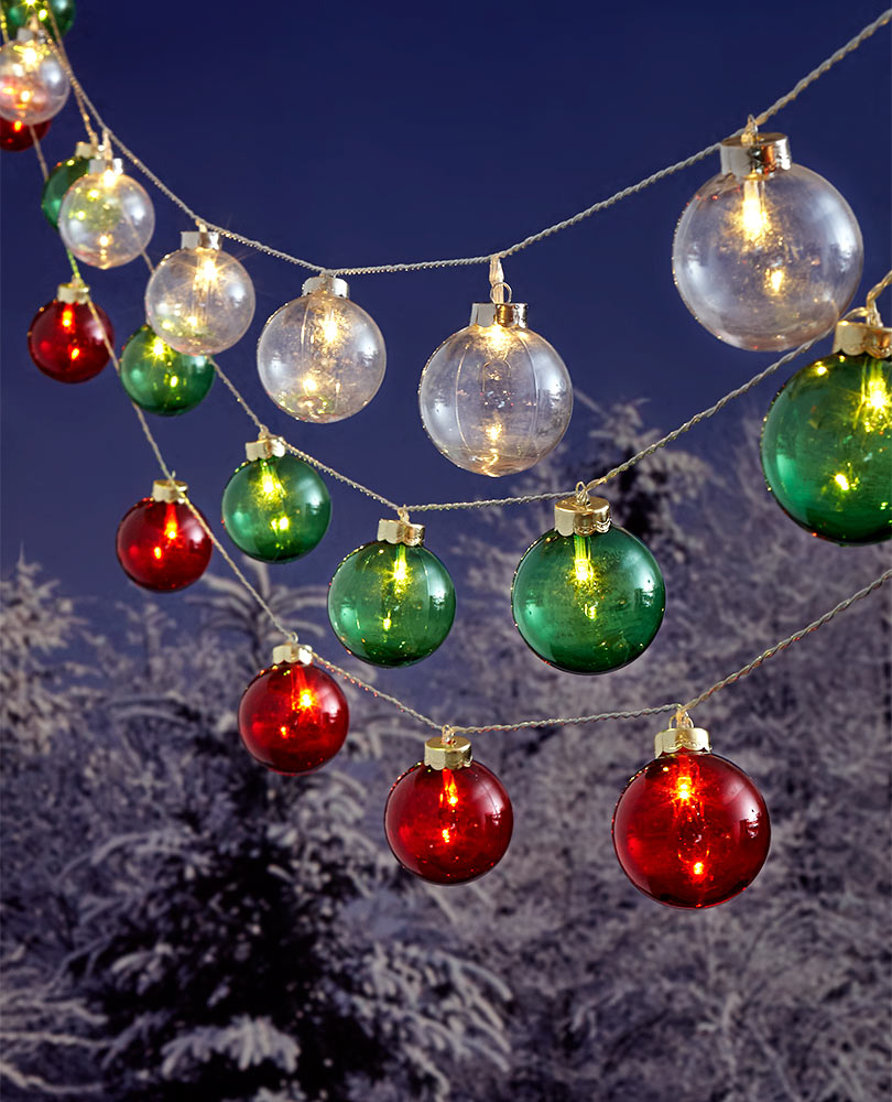 Solar Ornament String Lights