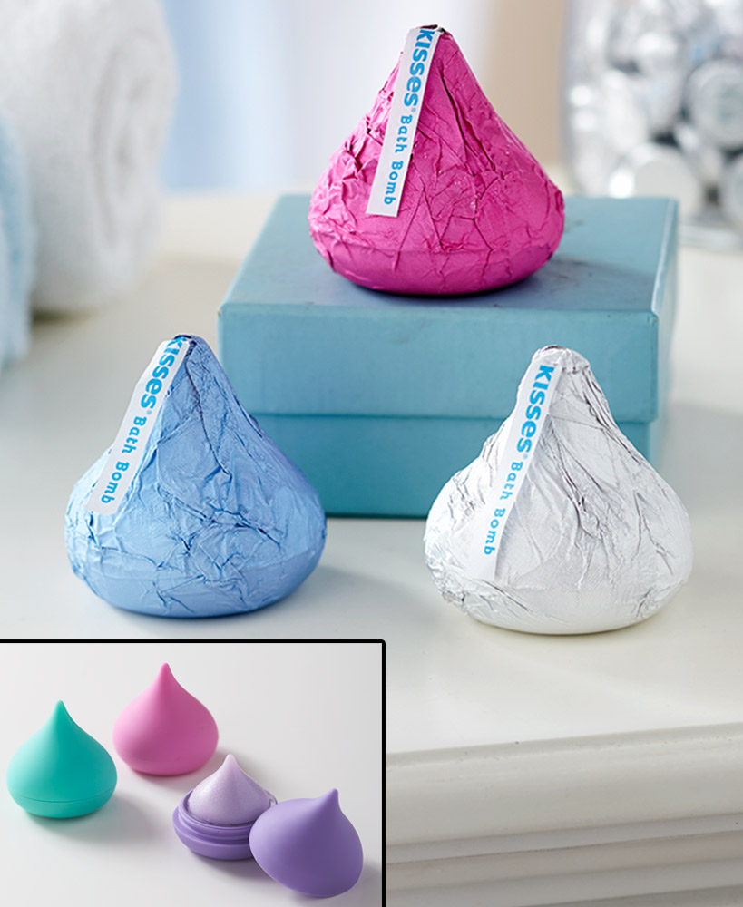 Hershey's Kisses Bath Bombs And Lip Balm Sets
