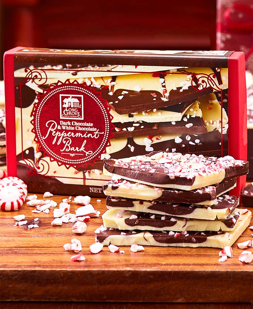 White And Dark Chocolate Peppermint Bark