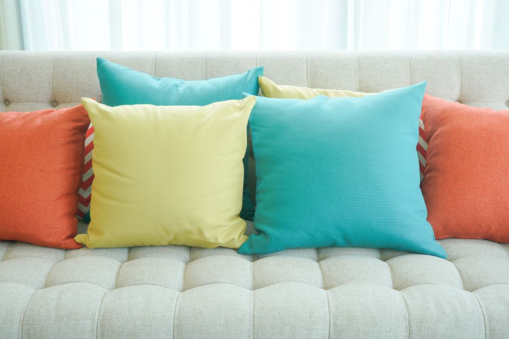 Ways To Add Color To Your Home - Colorful Throw Pillows