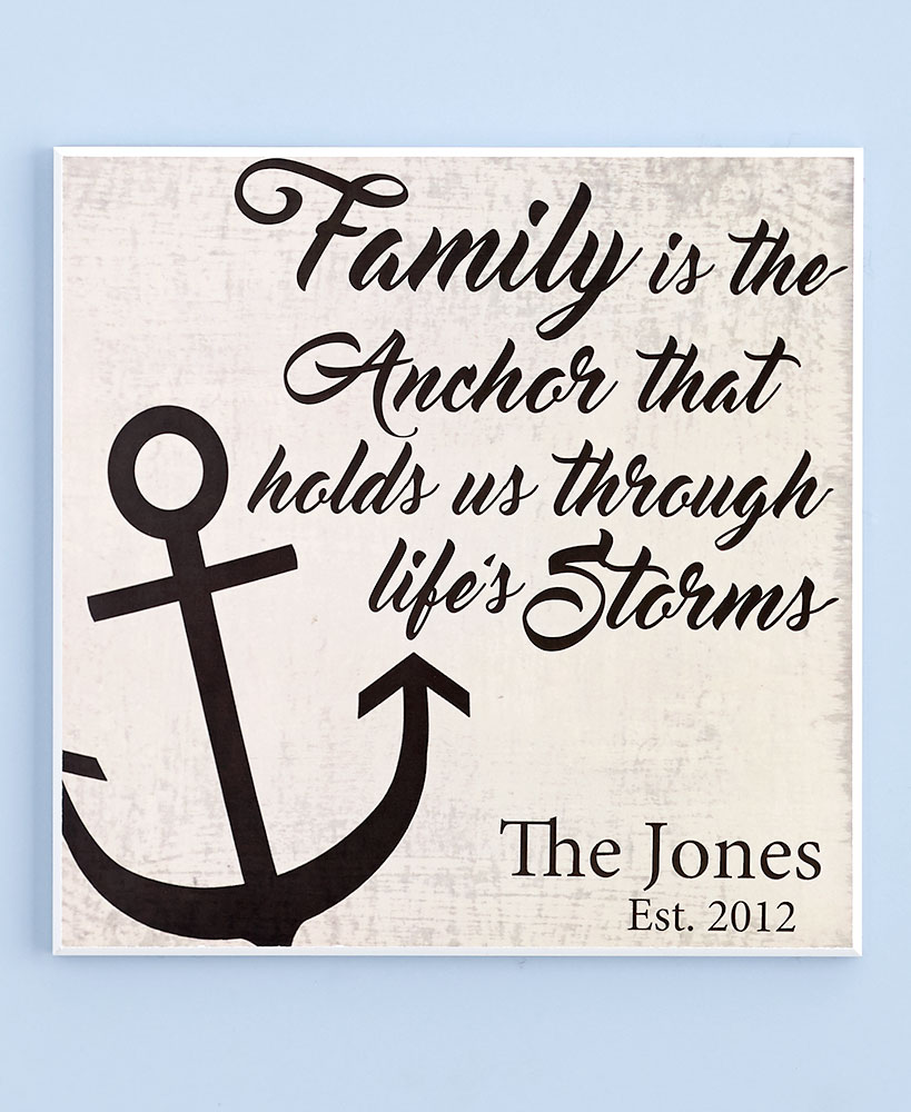 Coastal Themed Personalized Plaque