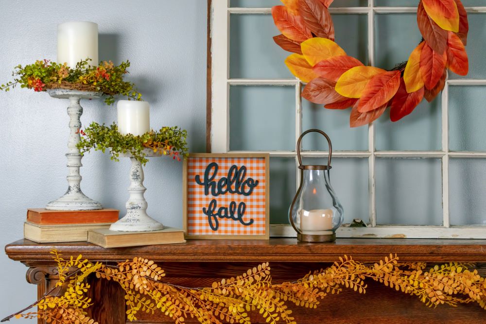 how to transition decor from halloween to thanksgiving - fall and harvest decor