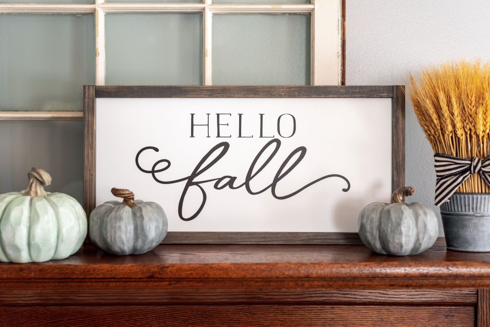 fall activities to do at home - fall decorations